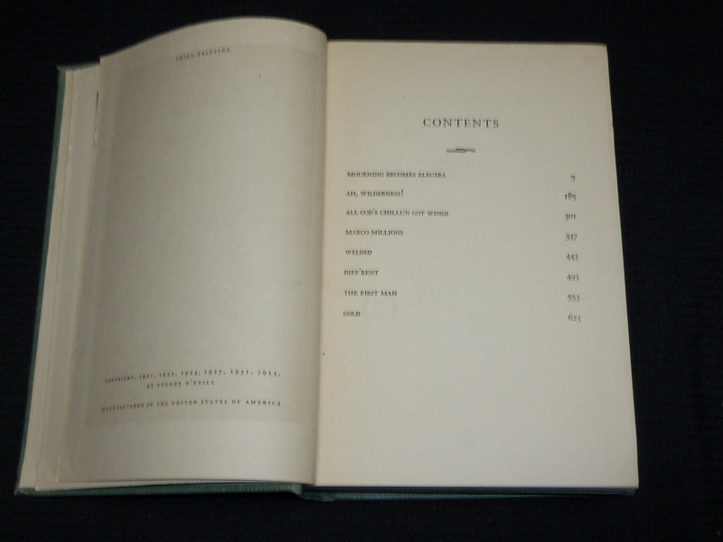 1928-1934 THE PLAYS OF EUGENE O'NEILL BOXED SET OF 3 - THIRD PRINTING - KD 5402I