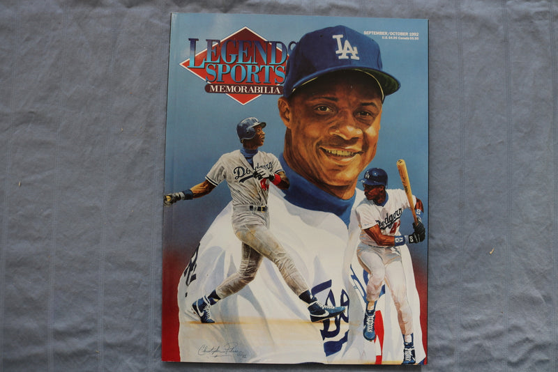 1992 SEP/OCT LEGENDS SPORTS MEMORABILIA MAGAZINE -D. STRAWBERRRY COVER- ST 1003K