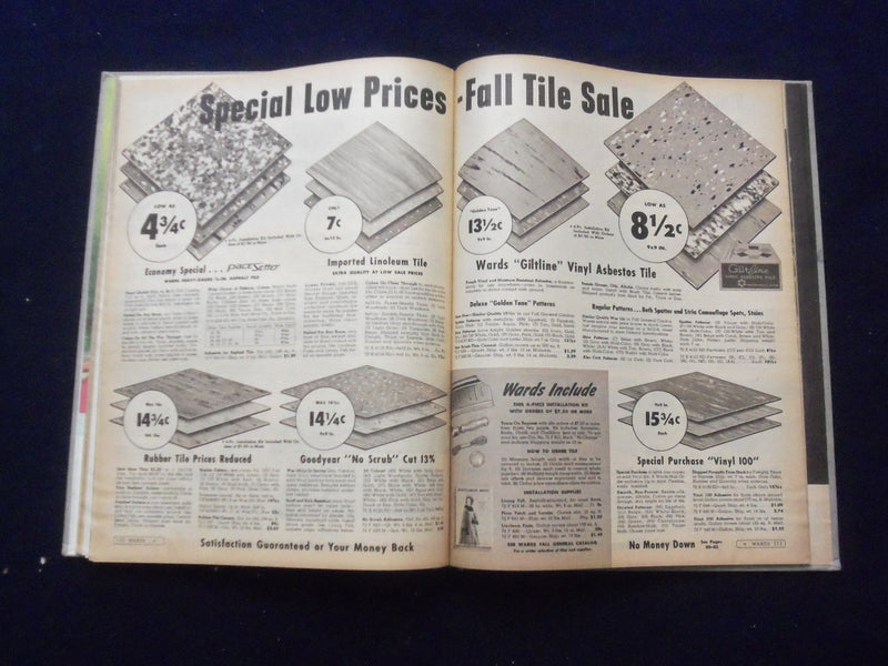 1961 FALL MONTGOMERY WARD BOOK OF VALUES CATALOG-HARDCOVER- KANSAS CITY,MO-R 96A