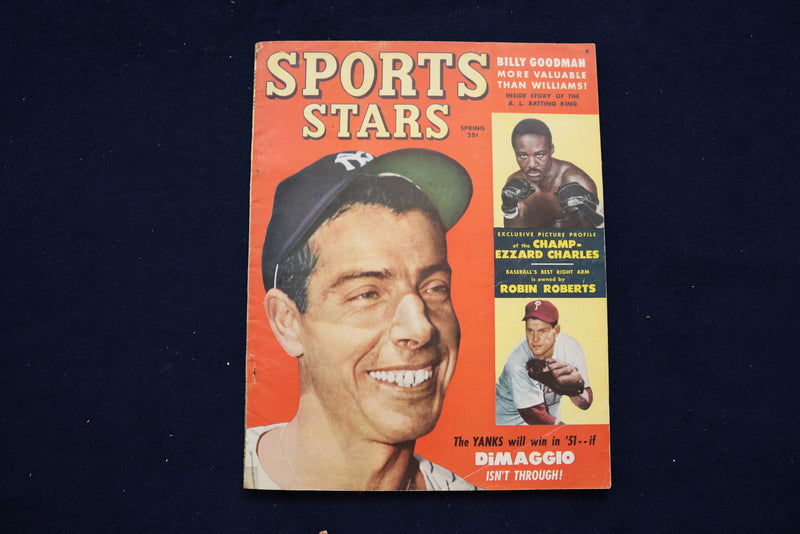 1951 SPRING SPORTS STARS MAGAZINE - JOE DIMAGGIO COVER - E 11849