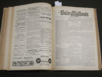 1883-1884 SEPT-JUNE YALE NEWS MAGAZINE BOUND VOLUME NO. 7 - SPORTS - KD 4589