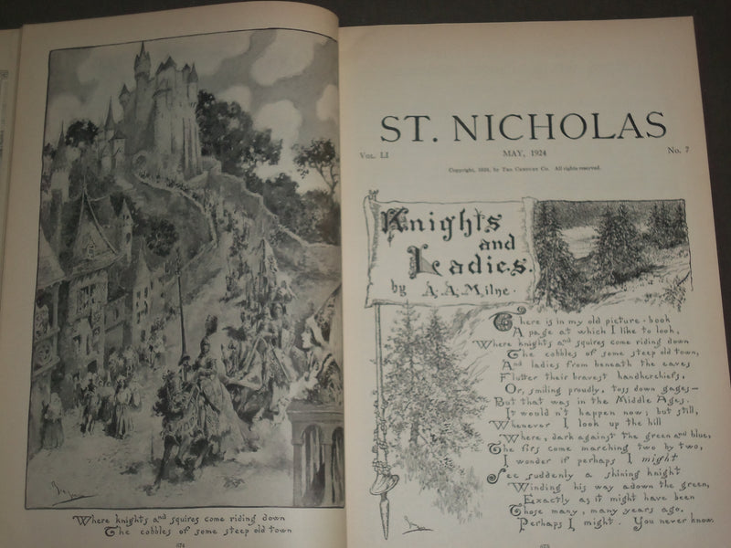 1924 MAY ST. NICHOLAS MAGAZINE - ILLUSTRATIONS, STORIES & ADS - B 4637