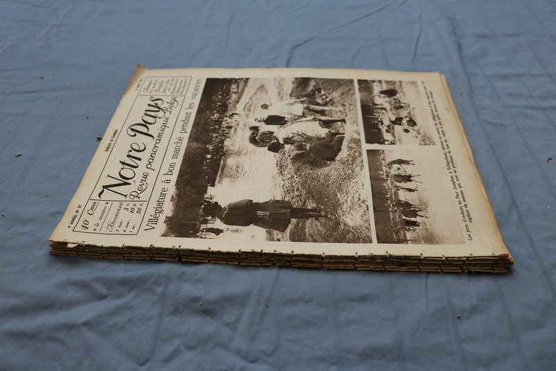 1922 NOTRE PAYS MAGAZINE - PASTEUR - FRENCH - LOT OF 8 - O 3853