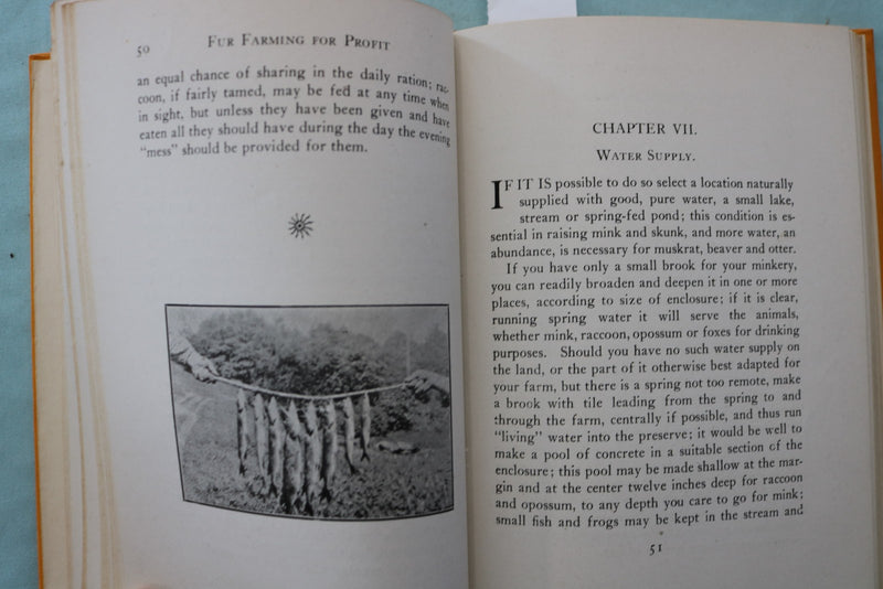 1912 FUR FARMING FOR PROFIT HARDCOVER BOOK - FUR NEWS PUBLISHING CO. - KD 9705