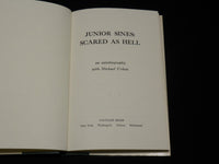 1979 JUNIOR SINES SCARED AS HELL HARDCOVER BOOK - FIRST EDITION - KD 6534