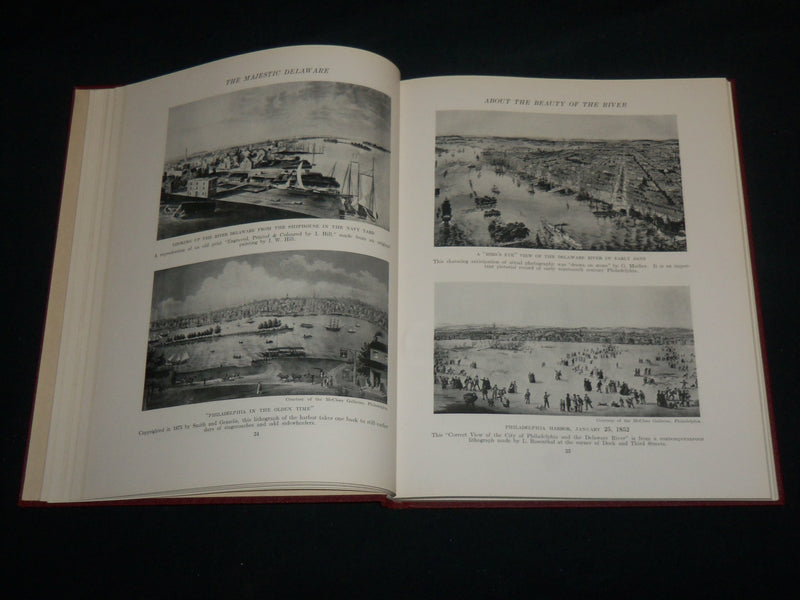1929 THE MAJESTIC DELAWARE NATION'S HISTORIC RIVER BOOK BY BRANDT - R 706E
