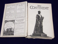 1917 JULY-DECEMBER THE CONTINENT MAGAZINE BOUND VOLUME - NICE ADS - KD 3381