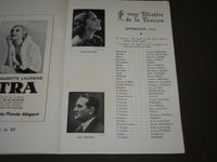 1937 JULY 30 LE VRAY MISTERE DE LA PASSION FRENCH PROGRAM - ST 5125