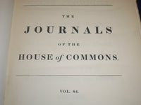 1829 JOURNALS OF THE HOUSE OF COMMONS - KING GEORGE IV 10TH YEAR REIGN - KD 4F