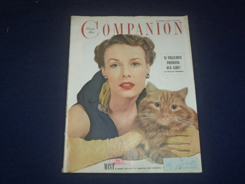 1949 NOVEMBER WOMAN'S HOME COMPANION MAGAZINE-GREAT COVER AND STORIES - ST 3398F