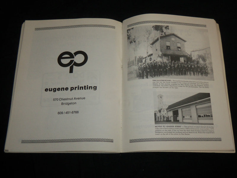 1986 BRIDGETON NEW JERSEY 1686-1986 TRICENTENNIAL SOUVENIR BOOK & GUIDE - J 6845