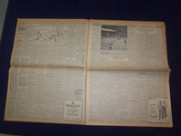 1944 JULY 1 NEW YORK TIMES -ALLIES PRESS ON CAEN AFGER BATTLES OF TANKS- NP 6582