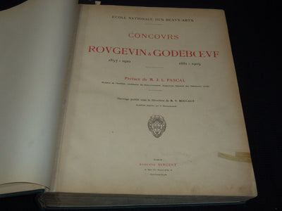 1910 CONCOURS ROVGEVIN & GODEBOEUF FRENCH ARCHITECTURE COMPETITION FOLIO - Z 267