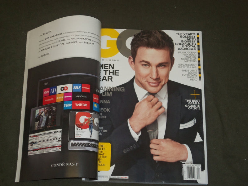 2012 DECEMBER GQ MAGAZINE - CHANNING TATUM - B 2724
