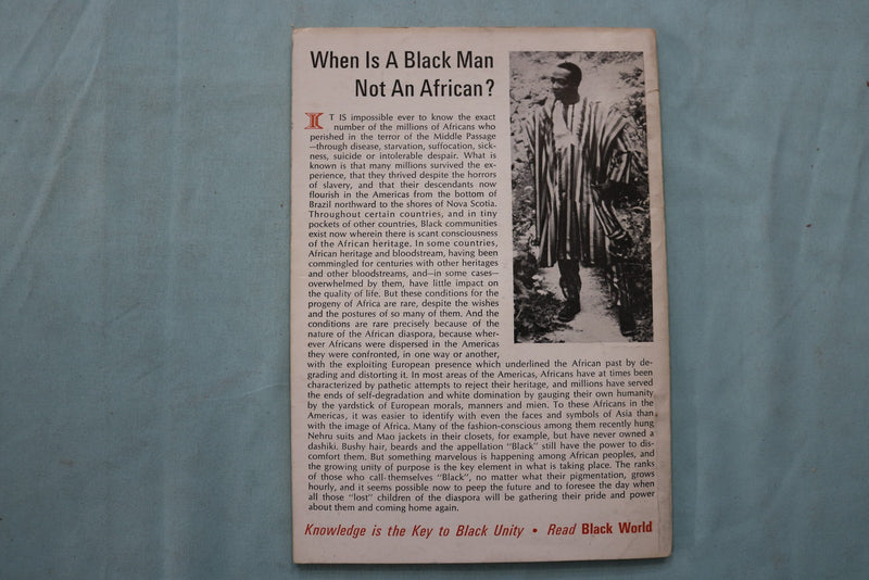 1972 MARCH BLACK WORLD MAGAZINE - CHESTER HIMES COVER - K 3354