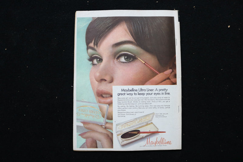 1969 JULY TV MOVIE BACKSTAGE MAGAZINE - DEAN MARTIN & MIA FARROW COVER - E 25748