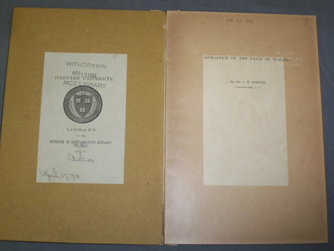 1908 SPOLIATION OF THE FALLS OF NIAGRA BY DR. J. W. SPENCER - J 4919