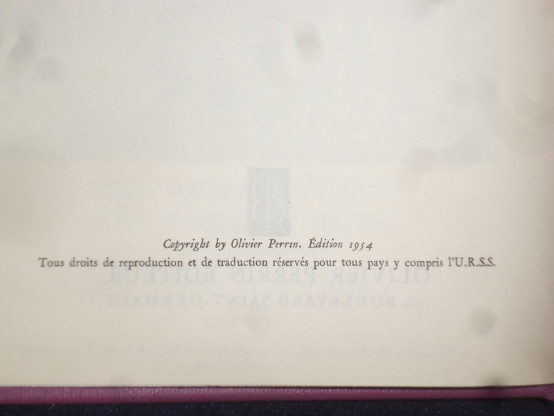 1954 COMPRENDRE LA RELIGIOIN HINDOUE HARDCOVER BOOK-CHATTERJI INSCRIBED- KD 8754