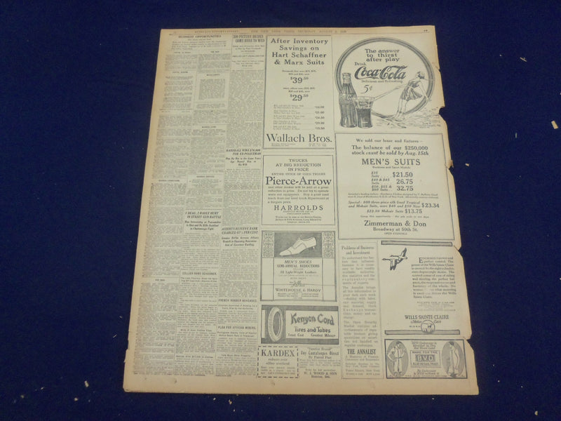 1922 AUGUST 3 NEW YORK TIMES - DR. BELL, INVENTOR OF TELEPHONE DIES - NT 8361