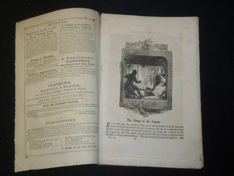 1850 NOVEMBER MERRY'S MUSEUM AND PARLEY'S MAGAZINE - S. G. GOODRICH - J 5472