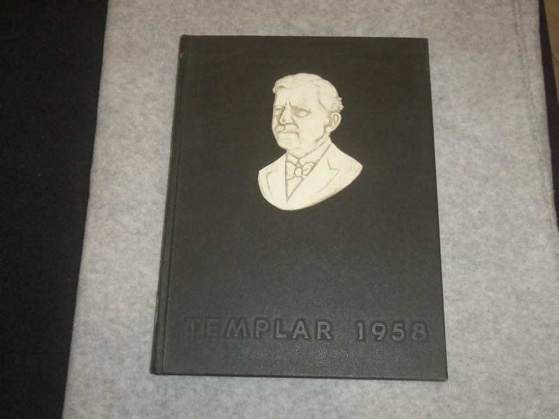 1958 TEMPLE UNIVERSITY YEARBOOK - PHILADELPHIA, PENNSYLVANIA - YB 2179