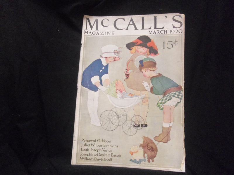 1920 MARCH MCCALL'S MAGAZINE - GREAT PHOTOS AND ADS - ST 1127