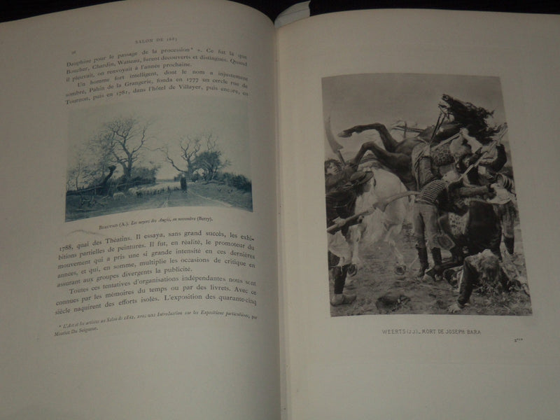 1883 SALON DE PH. BURTY PLANCHES EN PHOTOGRAVURE VOLUME - KD 1380A