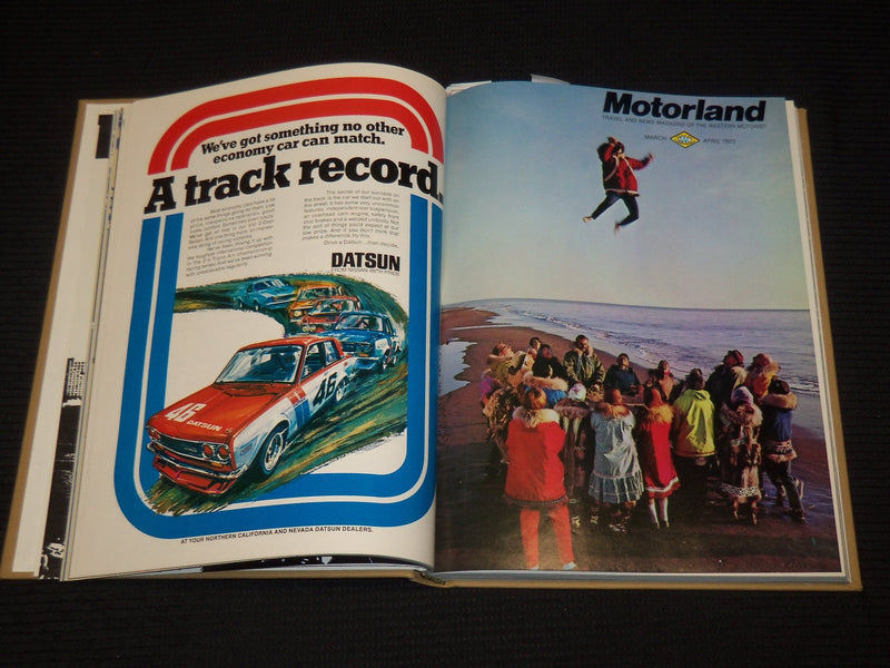 1972 JANUARY-DECEMBER THE MOTOR LAND MAGAZINE BOUND VOLUME - 6 ISSUES - KD 705A