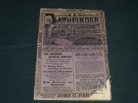 1891 AUGUST ABC THE PATHFINDER RAILWAY GUIDE - J 4297