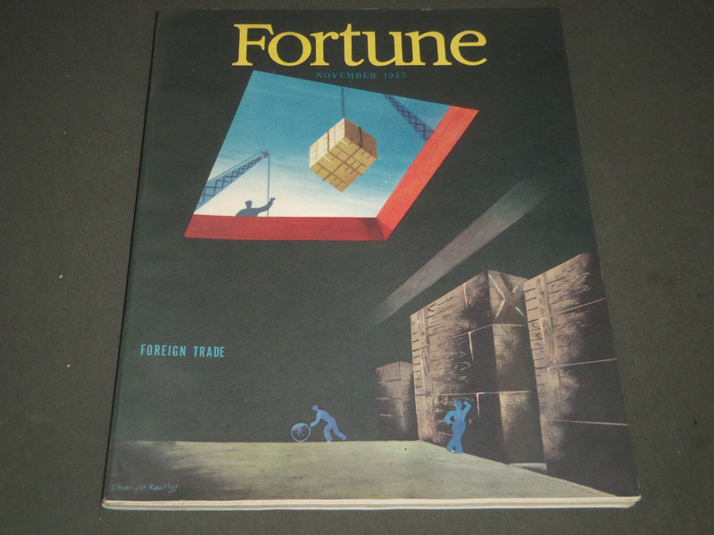 1945 NOVEMBER FORTUNE MAGAZINE - GREAT COVER & ADS - F 192