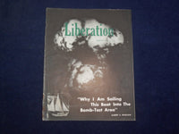 1958 FEB LIBERATION MAGAZINE-WHY I AM SAILING THIS BOAT INTO BOMB AREA - J 9739