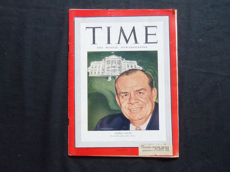 1946 AUGUST 12 TIME MAGAZINE - GEORGE ALLEN - T 1033