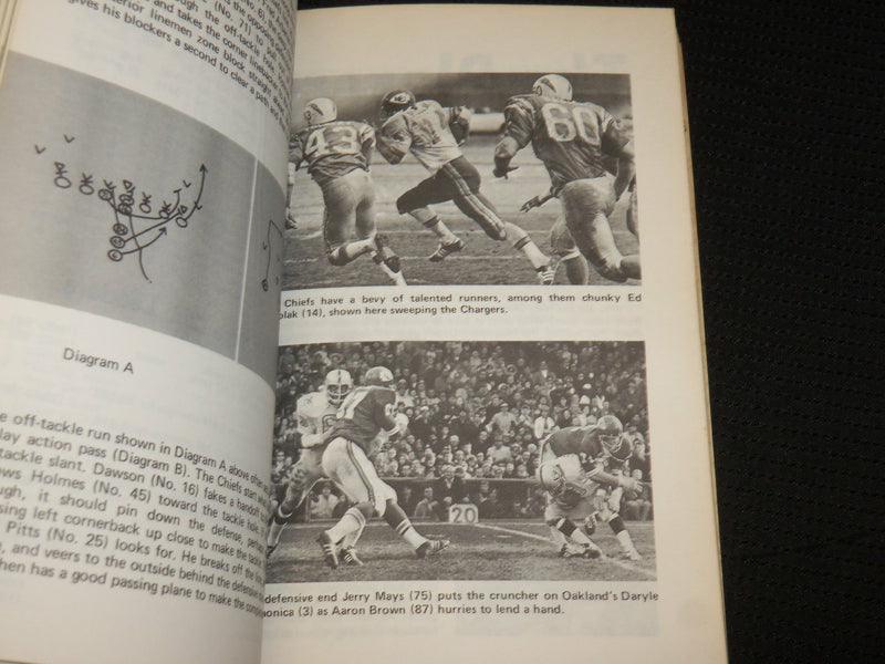 1971-1972 ILLUSTRATED DIGEST OF PRO FOOTBALL LOT OF 2 - SOFTCOVER - O 2908A