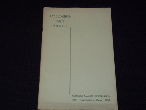 1938-1939 COLUMBUS GALLERY OF FINE ARTS SCHOOL WINTER SEASON - J 7976