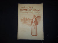1891 NOVEMBER LADIES' HOME JOURNAL MAGAZINE- GREAT ILLUSTRATIONS & ADS - ST 2355