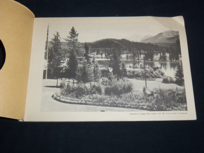 1930'S JASPER LAKE LOUISE HIGHWAY SOUVENIR VIEWS BOOK - DOMINION SERIES - J 8741