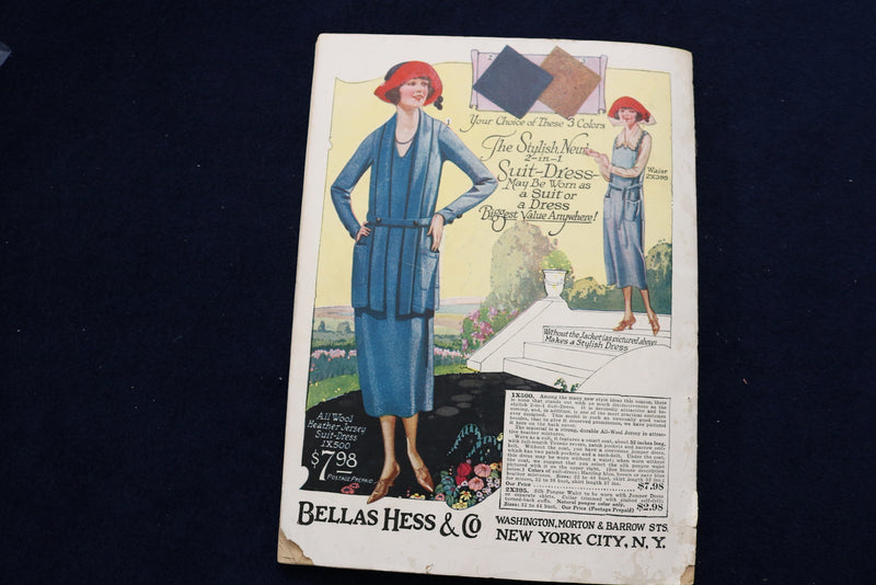 1922 SPRING & SUMMER STYLES BELLAS HESS & CO. CATALOG -CATALOGUE NO. 100 - K 768