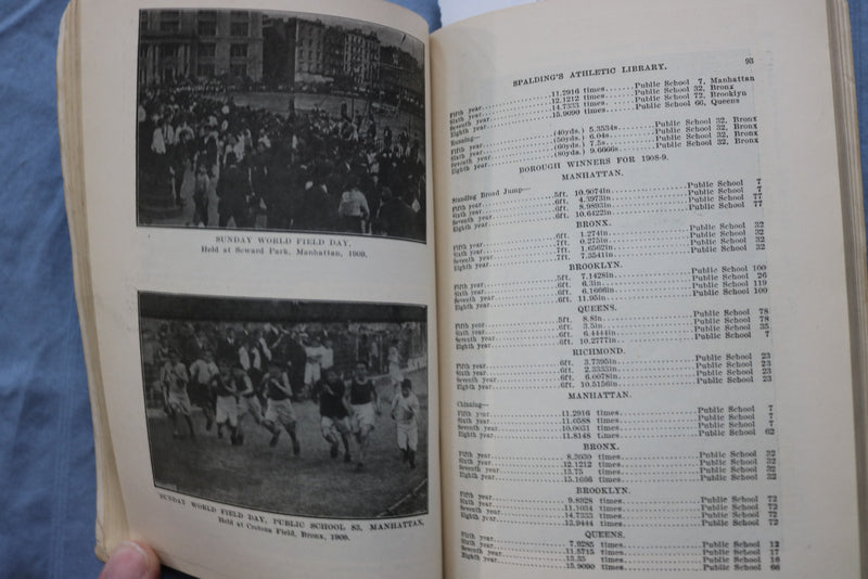 1909-10 SPALDING'S PUBLIC SCHOOLS ATHLETIC LEAGUE HANDBOOK - SOFTCOVER - K 3091