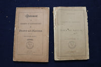 1859-1889 TOWN OF NATICK RECEIPTS AND EXPENDITURE REPORTS - LOT OF 24 - O 3393