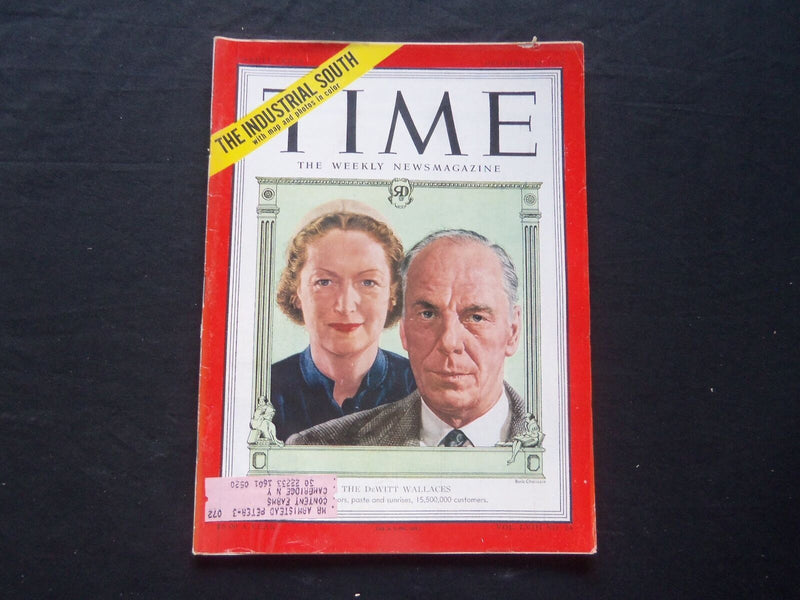 1951 DECEMBER 10 TIME MAGAZINE - THE DEWITT WALLACES - T 1308