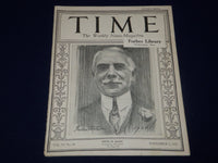 1925 NOVEMBER 2 TIME MAGAZINE - OTTO H. KAHN COVER - T 50