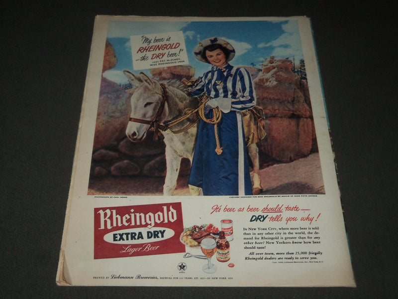 1949 SEPTEMBER 4 SUNDAY MIRROR MAGAZINE SECTION - PATRICIA NEAL - J 3007