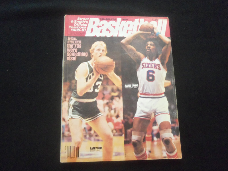1980-81 STREET & SMITH'S COLLEGE, PRO, PREP BASKETBALL MAGAZINE - ST 457T