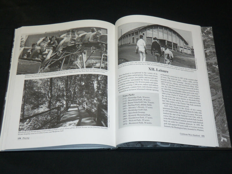 2001 CELEBRATE WEST HARTFORD AN ILLUSTRATED HISTORY BOOK - INSCRIBED - KD 6018