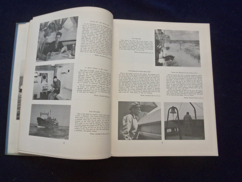 1968 MERCHANT SHIPS, A PICTORIAL STUDY HARDCOVER BOOK BY JOHN LADAGE - KD 8332
