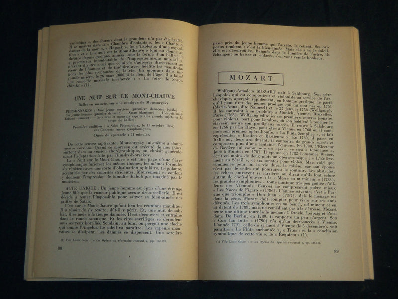 1955 LES BALLETS DU REPERTOIRE COURANT BOOK BY LOUIS OSTER - KD 5673