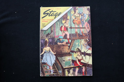 1937 AUGUST STAGE MAGAZINE - GARY COOPER BACK COVER AD - E 10837