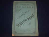 1880 MAURICE GRAU'S FRENCH OPERA CO. PROGRAM LA FILLE DU TAMBOUR MAJOR - J 1886
