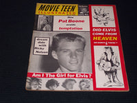 1958 MARCH MOVIE TEEN ILLUSTRATED MAGAZINE - RICKY NELSON FRONT COVER - E 13714