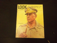 1945 MARCH 20 LOOK MAGAZINE - GENERAL MACARTHUR - GREAT PHOTOS & ADS - ST 2007
